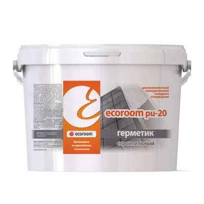 Экорум pu-20 герметик полиуретановый 2к (12,5кг) серый
