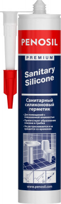 Герметик силиконовый penosil прозрачный, санитарный 280мл