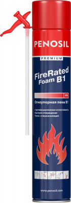 Premium foam b1 огнестойкая пена монтажная, адаптерная, 750мл, penosil