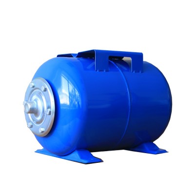 Бак мембр. расширительный для водоснабжения (гидроаккумулятор), 50л, 8бар, горизонт., синий