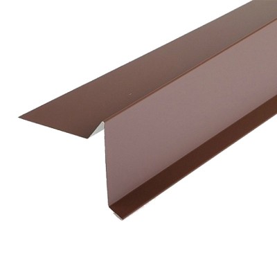 Планка торцевая для гибкой черепицы (ral 8017) коричневый шоколад (2м)