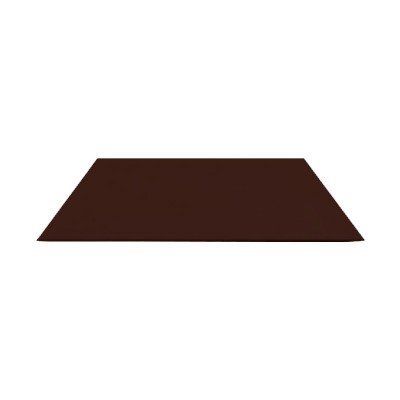 Лист гладкий оцинкованный (ral 8017) коричневый шоколад 1250х2000х0,5мм (2,5м2)