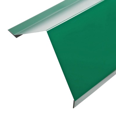 Планка карнизная для металлочерепицы (ral 6005) зеленый мох (2м)