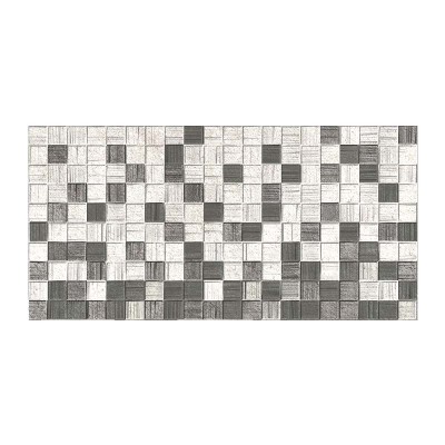 Аксима мегаполис плитка настенная 250х500х8мм мозаика серая, серия люкс