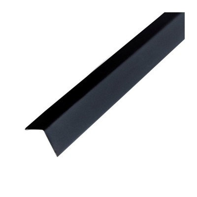 Уголок периметральный (пристенный кант) 19х19мм алюминий чёрный (3м)