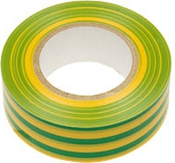 Изолента ПВХ 19мм желто-зеленый (20м)