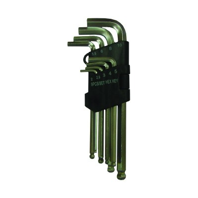 Бибер 90506 набор инбусовых torx ключей crv 1.5-10мм (набор 9шт) (10/60)