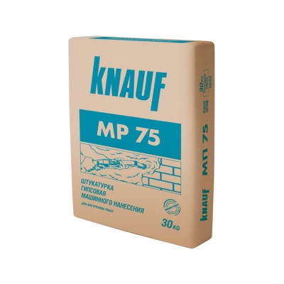 Кнауф мп-75 штукатурка машинная гипсовая (30кг)